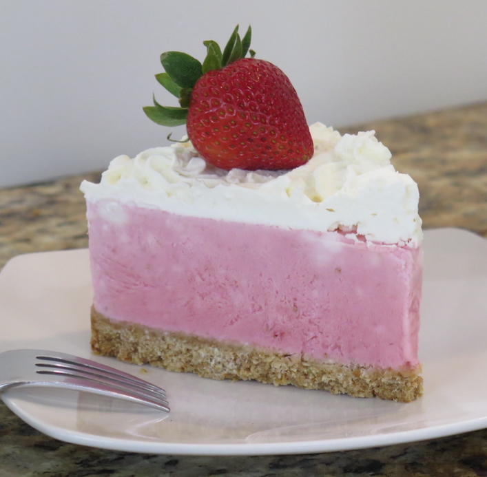 Frozen Strawberry Yogurt Pie
